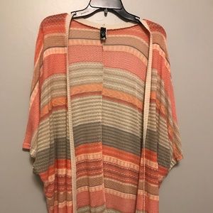 Coral Patterned Sweater